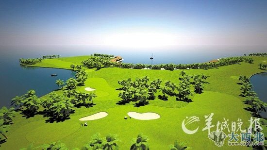 马尔代夫即将建成奇妙的漂浮高尔夫球场(组图)