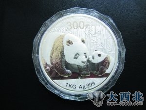 真真熊猫纪念银币2011版