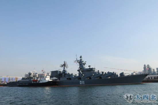 资料图：俄海军瓦良格巡洋舰