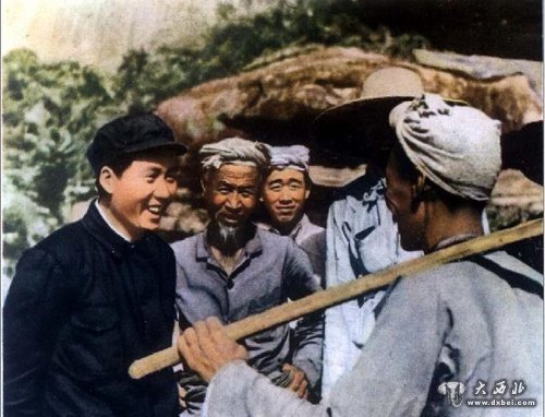 延安时期毛泽东与农民谈话
