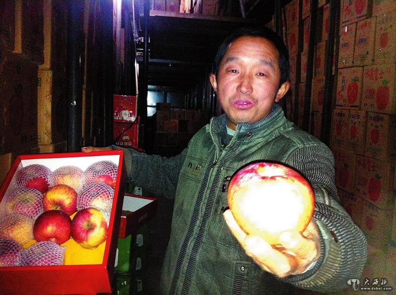 果商陈友科正在为3000吨苹果存货着急