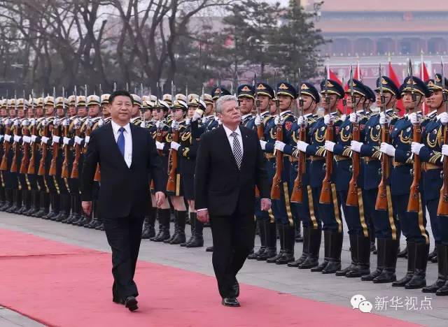 国家主席习近平在柏林会见德国总统高克