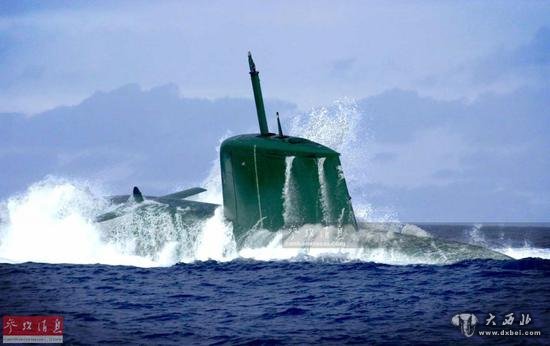 资料图：以色列海军海豚级柴电潜艇。